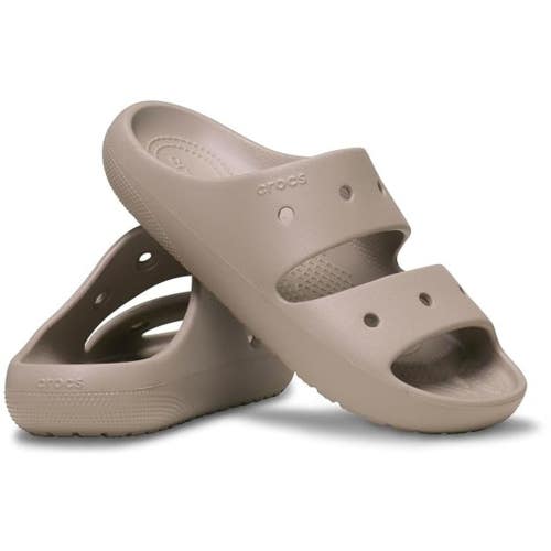 Crocs Classic 209403-214 Sandals Men's US 5 Taupe Open Toe Slip On Slide GBO3398