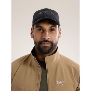 Arc'teryx Bird Word Trucker Curved Hat Unisex Black Graphite Snapback GBO3299