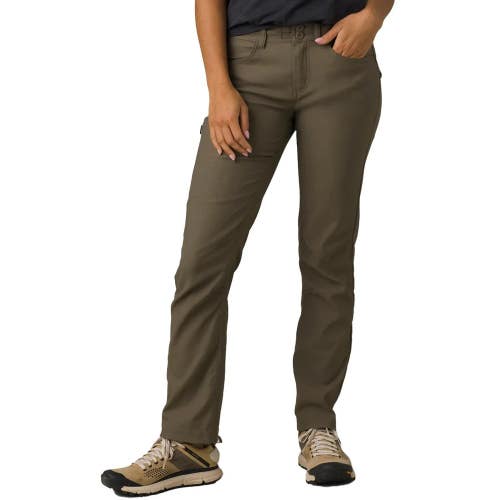 Prana Halle Pants II Women's 14 Short Slate Green Straight Leg Hiking GBO3020