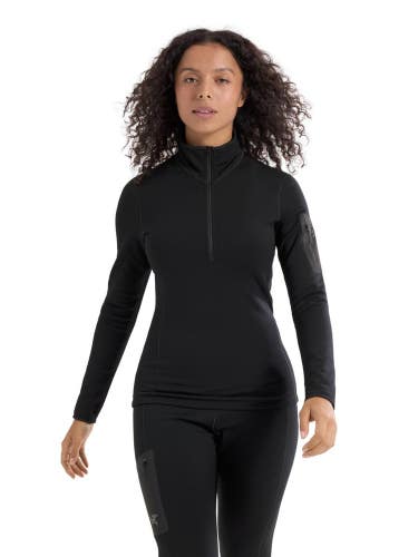 Arc'teryx Kyanite Baselayer Top Women's XS Black Long Sleeve Activewear GBO3114