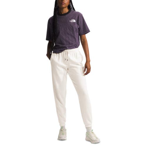 The North Face Half Dome Sweatpants Women's M White Fleece Lined Cotton GBO3365