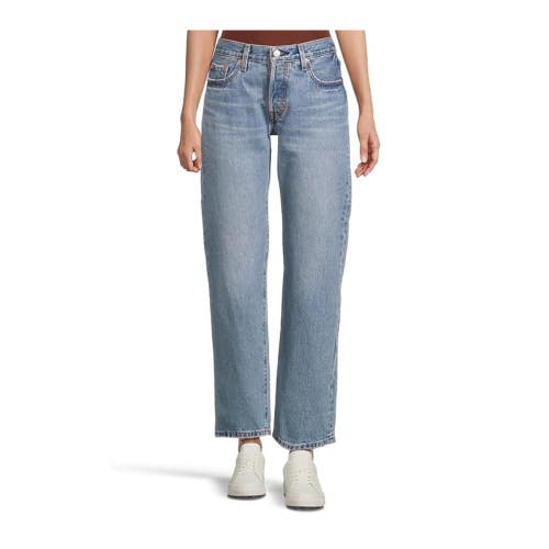 Levis 501 90s Original Jeans Womens 27/30 Blue Denim Cotton Straight Leg GBO3144