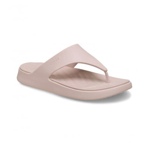 Crocs Getaway 212018-6UR Flip Flop Women's Pink Slip On Platform Sandals GBO3368