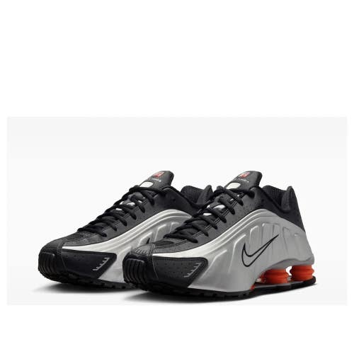 Nike Shox R4 OG HQ1988-002 Sneaker Men's 13 Black Metallic Running Shoes MEW2219