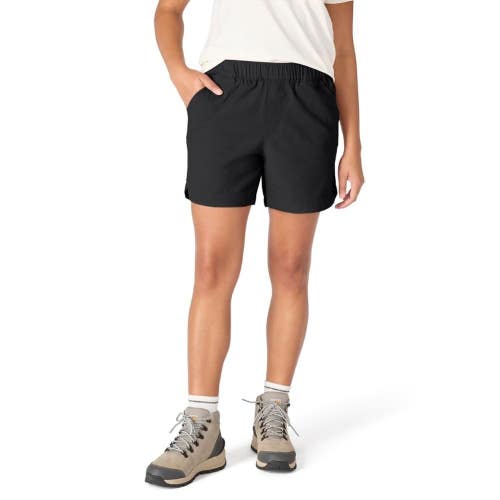 Carhartt Force Shorts Women's L Black Ripstop Elastic Waist Relaxed Fit POSH305