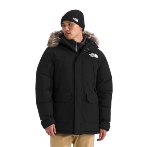 The North Face McMurdo Parka Jacket Mens Small Black Water Repellent GBO3166