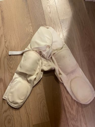 White Small Youth Riddell Practice Pants (Used)