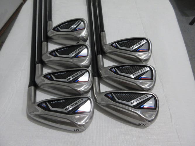 Cobra AeroJet Iron Set - 5-PW, GW - KBS PGI 65 Senior Flex Graphite
