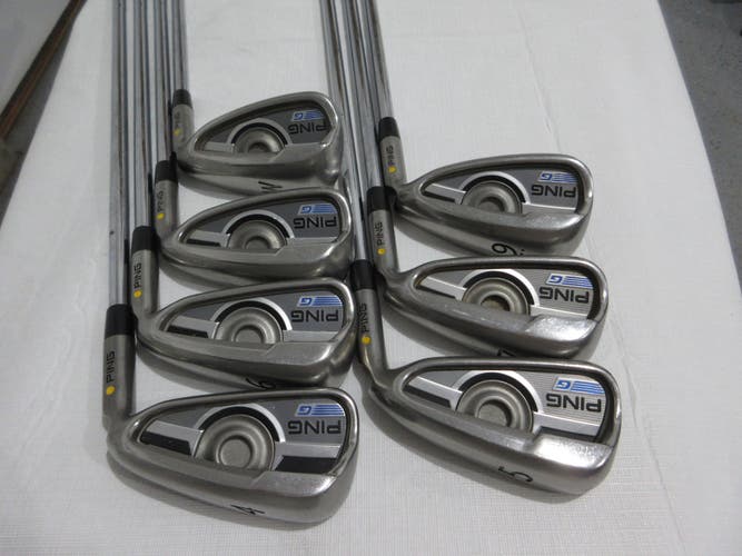 Ping G Series Iron Set - 4-PW - Stiff Flex Steel - Yellow Dot