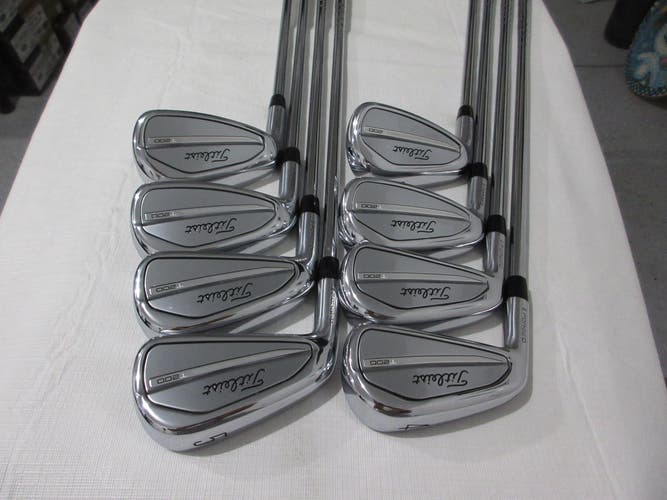 Left-Handed Titleist T200 23 Iron Set - 4-GW - Regular Steel +0.5" Long - MINT