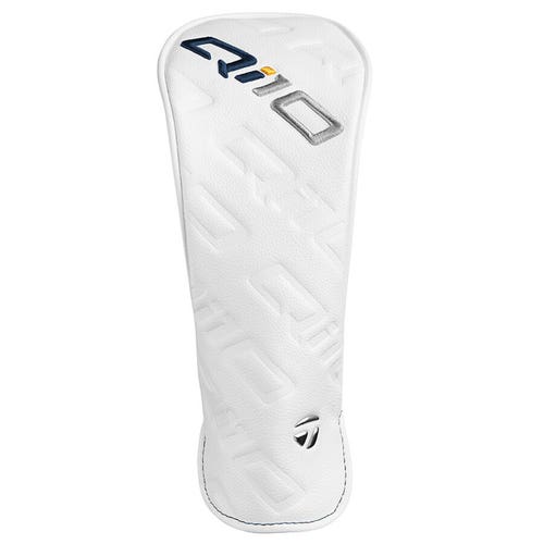 NEW TaylorMade Qi10 White/Navy Hybrid/Rescue Golf Headcover