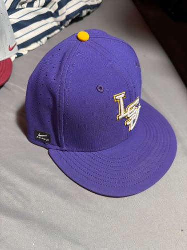 LSU national championship Purple Men's 7 1/4 Nike Hat (New)