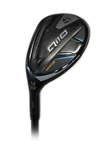 LH TaylorMade Qi10 22* 4 Hybrid/Rescue Graphite Ventus Blue TR 6R Regular Flex