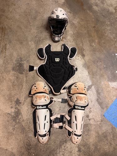 Black/Gray Wilson EZ Gear Kit Catcher's Set (Used)