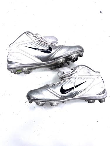 Used Nike Adult FB Cleats Grey Senior 11.5 11860-S000313554