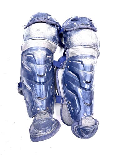 Used All Star S7X 9-12 YEARS Catchers Leg Guards Navy Blue Junior 11860-S000313543