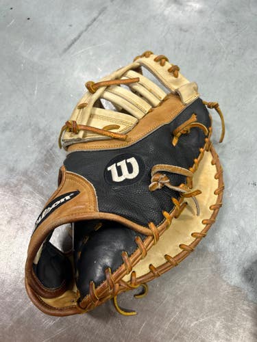 Used Wilson A2K PRO-STOCK SELECT BB/SB First Base RH Throw Tan 12 1/4" 11337-S000494168