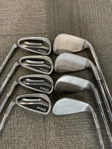 Used Ping G25 GREEN DOT Mens Iron Set LH 4I-GW/AW 11614-S000241935