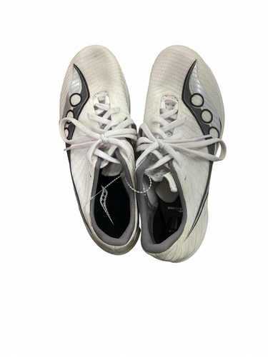 Used Saucony VELOCITY Track & Field Cleats Adult White Senior 7.5 11613-S000187640