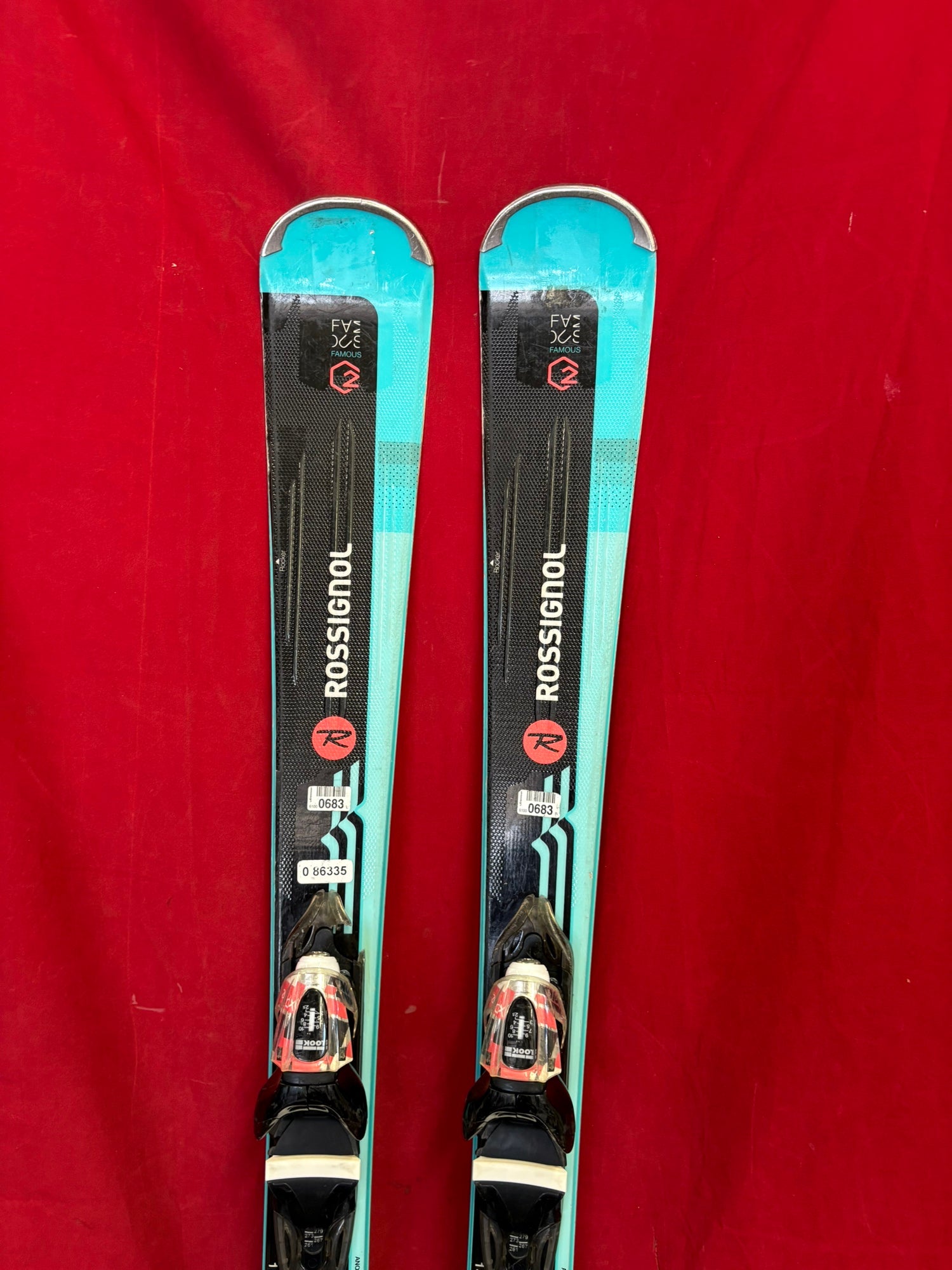 Rossignol Sin 7 172 cm Skis With Bindings 98 underfoot(Used