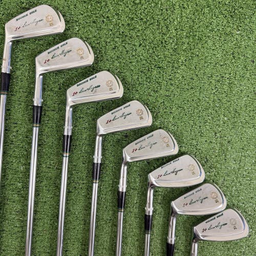 Ben Hogan Bounce Sole 1+ One Plus Iron Set 3-PW Apex 4 Stiff Flex Left Handed
