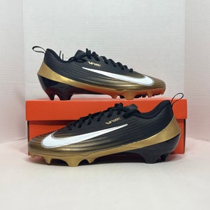 Black Gold Men's Size M 10.5 (W 12.0) Nike Vapor Speed 3 Men’s Football Cleats FB3303-003