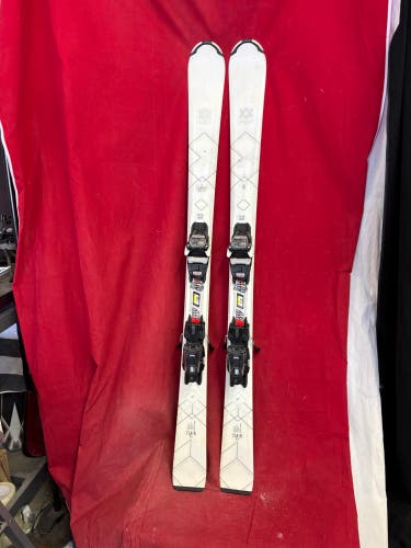 Skis: Volkl 144 cm All Mountain Skis With Bindings (Used)