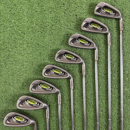 Ping Rapture Iron Set 4-PW UW CFS Regular Flex Steel Green Dot CP2 Wrap Grips