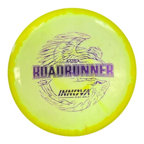 Used Innova HALO STAR ROADRUNNER Disc Golf Driver Yellow 174g 11450-S000526465
