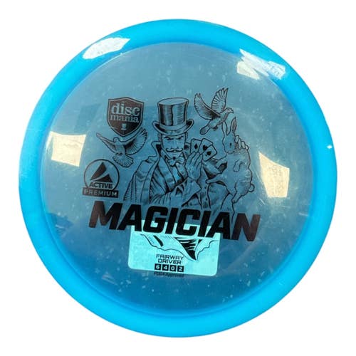 Used Discmania ACTIVE PREM MAGICIAN Disc Golf Driver Royal Blue 174g 11450-S000526454