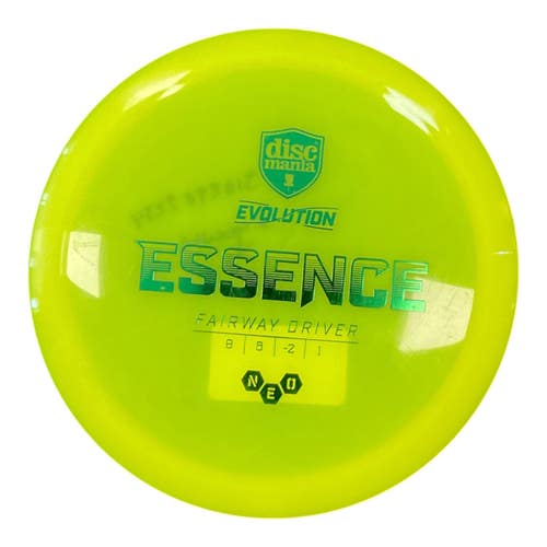 Used Discmania NEO ESSENCE Disc Golf Driver Optic Yellow 171g 11450-S000526453