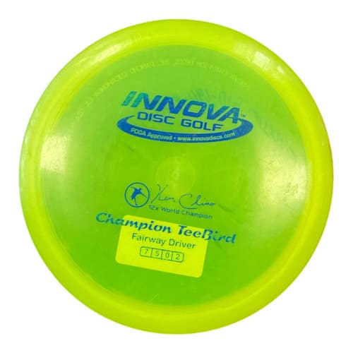 Used Innova CHAMP TEEBIRD Disc Golf Driver Optic Yellow 171g 11450-S000526452