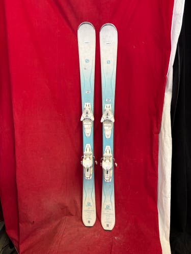 Skis: Salomon 137 cm All Mountain Skis With Bindings (Used)