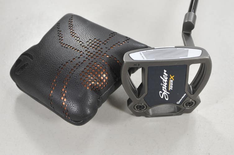 TaylorMade Spider Tour X #1 L-Neck 34" Putter Right KBS Steel with Cover #224225