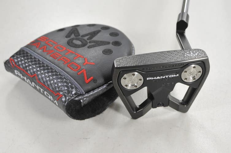 Titleist 2025 Scotty Cameron Phantom Black 9.2R 35" Putter RH Steel #224229