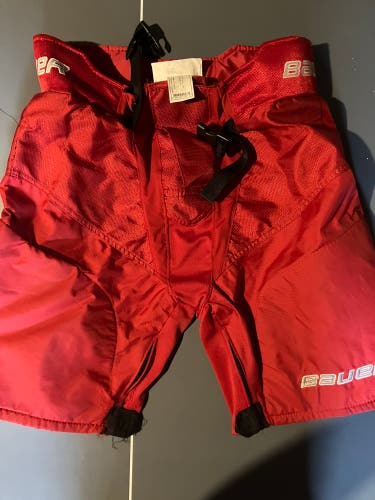 Red Small Bauer Supreme Total one MX3 Pant Shell (Used)