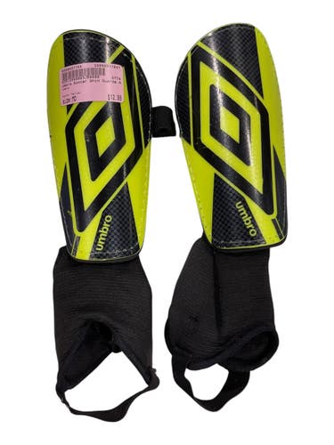 Used Umbro Soccer Shin Guards Adult Yellow MD 11847-S000037764