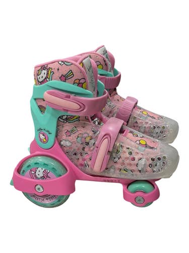 Used Roller Hockey Skates Pink Adjustable 11847-S000037740