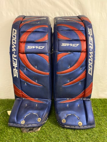 37" Senior Sher-Wood 9990 Goalie Leg Pads