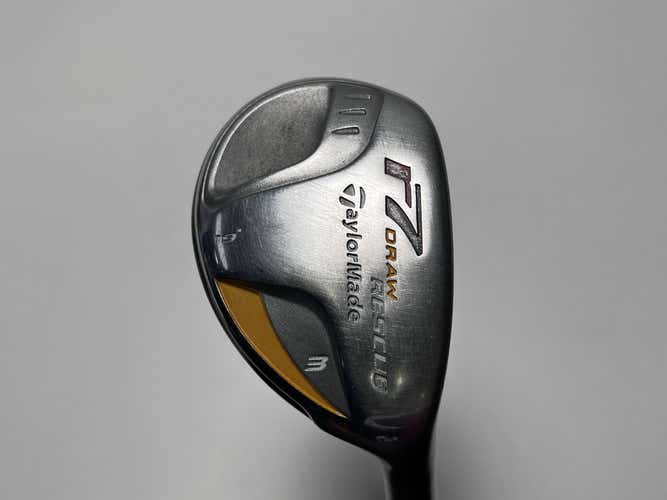 TaylorMade R7 Draw 3 Hybrid 19* REAX 55g Regular Graphite Mens RH Oversize Grip