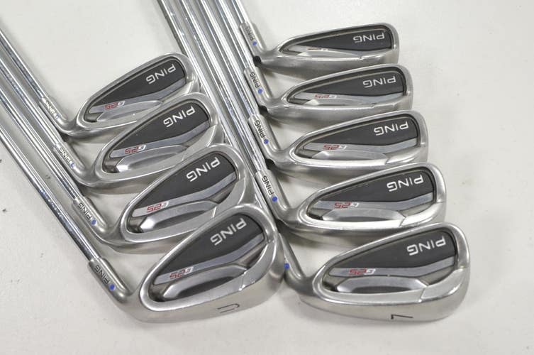 Ping G25 3-W,UW Iron Set Regular Flex Blue Dot Right CFS Steel  # 219508