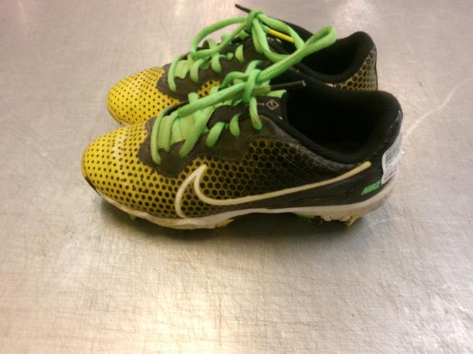 Used Nike DIAMOND BB/SB Cleats Black Junior 02.5 11339-S000205599