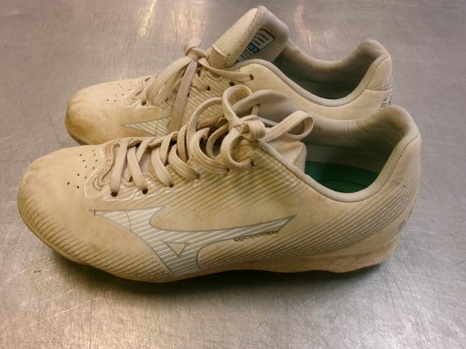 Used Mizuno SOFTBALL BB/SB Cleats White Junior 04 11339-S000205594