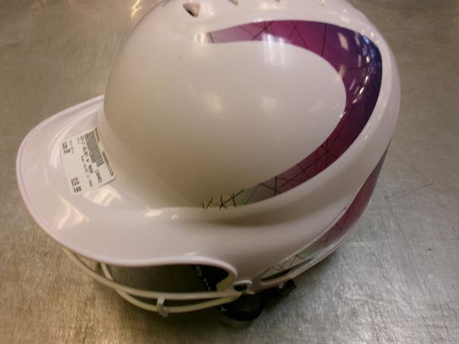 Used RIP-IT HELMET W/ MASK Batting Helmet w/Mask White SM 11339-S000205592