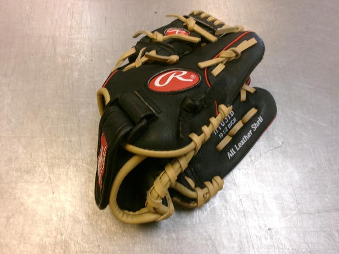 Used Rawlings HIGHLIGHT BB/SB Glove RH Throw Black 10 1/2" 11339-S000205595