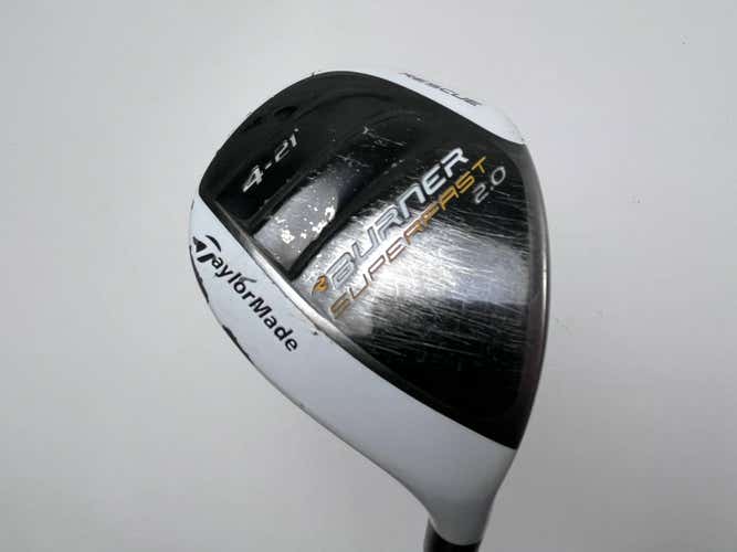 TaylorMade Burner Superfast 2.0 4 Hybrid 21* REAX 60g Senior Graphite Mens RH
