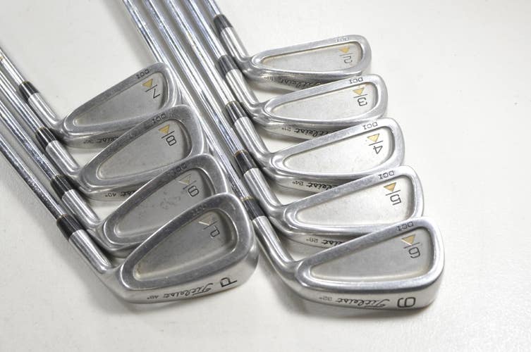 Titleist DCI Gold 2-PW Iron Set Stiff Flex Right MS-209 Steel  # 216174