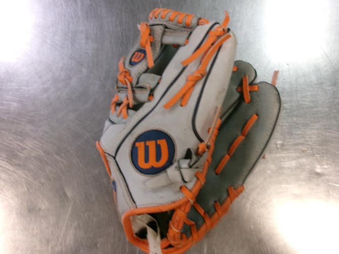 Used Wilson A450 BB/SB Glove RH Throw Orange 11 1/2" 11868-S000071286