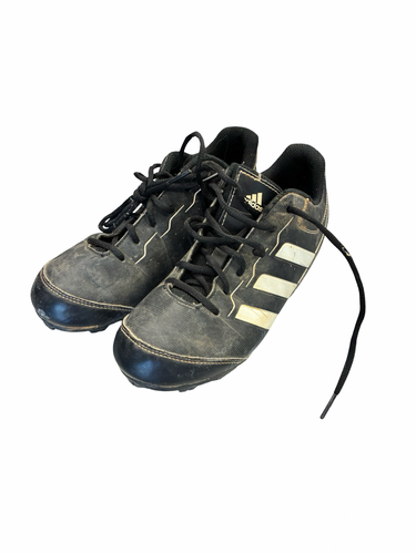 Used Adidas BASEBALL CLEATS BB/SB Cleats Black Junior 04 11682-S000137178