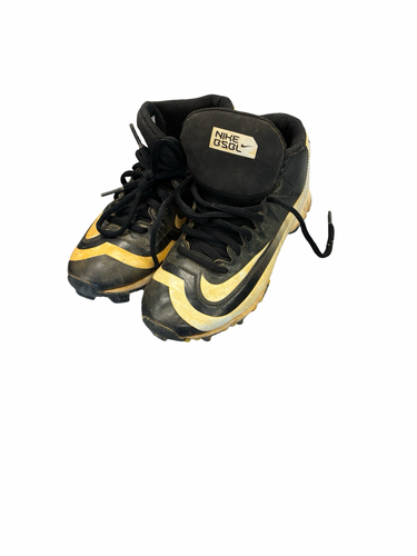 Used Nike BASEBALL CLEATS BB/SB Cleats Black Junior 02 11682-S000137176